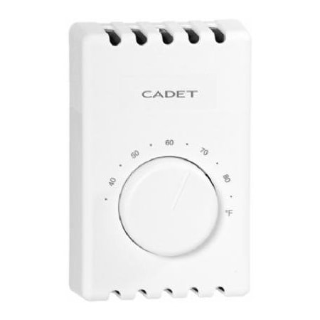 Cadet WHT SGL Pole Thermostat 8300